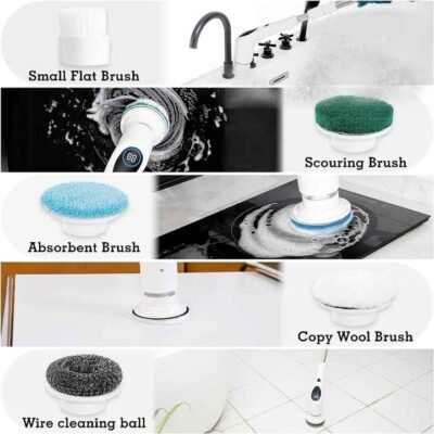 Cordless Electric Spin Scrubber Cleaner
